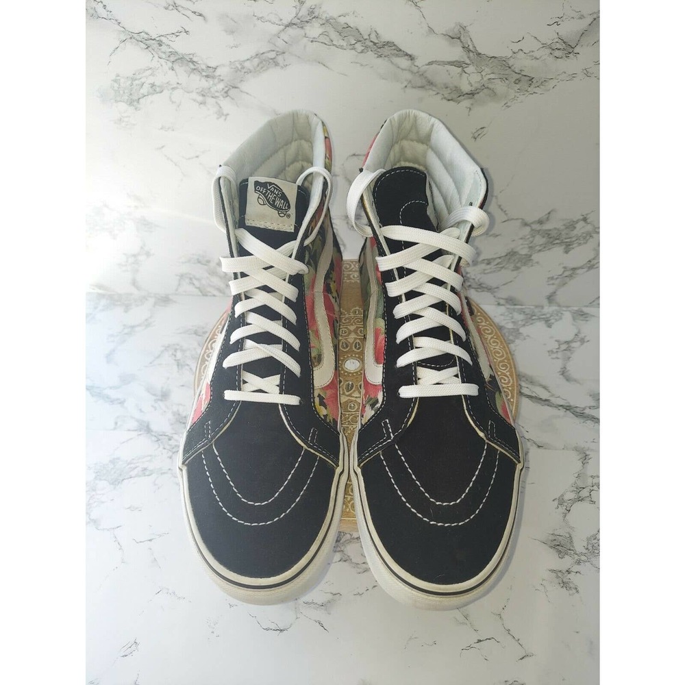 Vans Mens Sk8 Hi 721356 Canvas Lace Up Multicolor Skateboarding Shoes Size US 11 - Picture 4 of 11